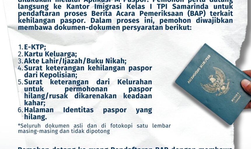 Hati-hati! Ini Dia Denda dan Konsekuensi Jika Paspor Hilang di Luar Negeri