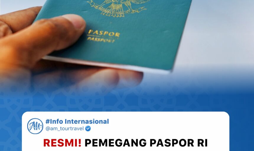 Kabar Gembira! Paspor Indonesia Makin “Sakti”, Kini Bebas Melenggang ke 88 Negara!