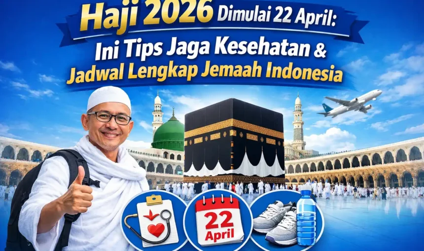 Haji 2026 Dimulai 22 April: Ini Tips Jaga Kesehatan & Jadwal Lengkap Jemaah Indonesia