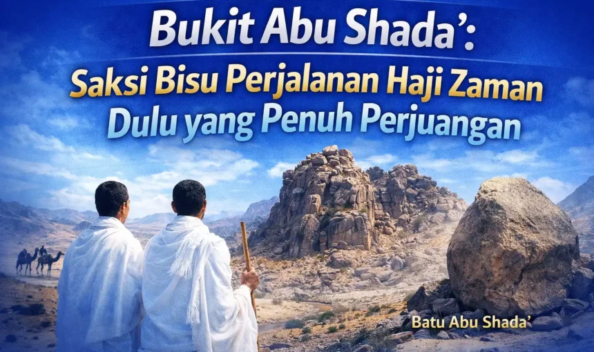 Bukit Abu Shada’: Saksi Bisu Perjalanan Haji Zaman Dulu yang Penuh Perjuangan