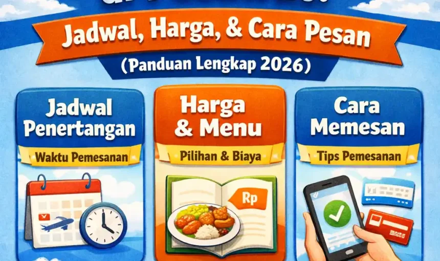 Pilihan Makanan di Pesawat: Jadwal, Harga, & Cara Pesan (Panduan Lengkap 2026)