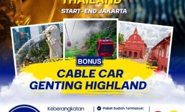 FLASH SALE!! OPEN TRIP 3 NEGARA ASEAN SINGAPORE – KUALA LUMPUR – THAILAND (HATYAI)MEI – JUNI 2026