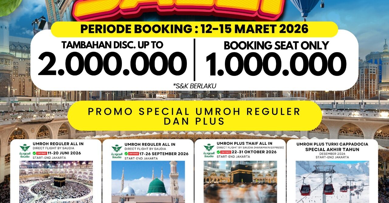 Kabar Gembira! Waktunya THR SALE Datang Lebih Awal! 🔥