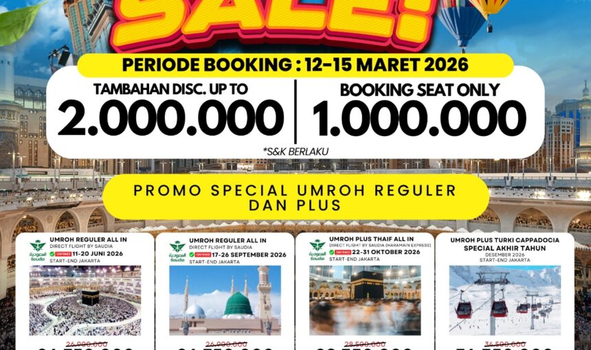 Kabar Gembira! Waktunya THR SALE Datang Lebih Awal! 🔥