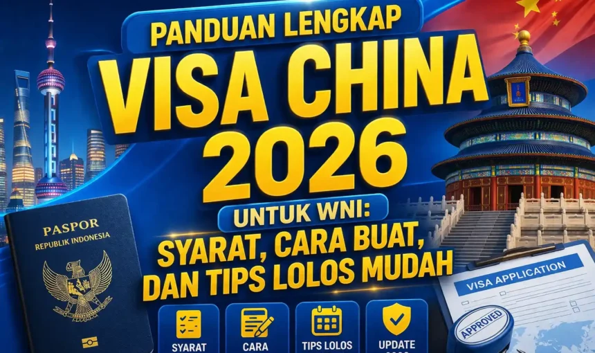 Panduan Lengkap Visa China 2026 untuk WNI: Syarat, Cara Buat, dan Tips Lolos Mudah