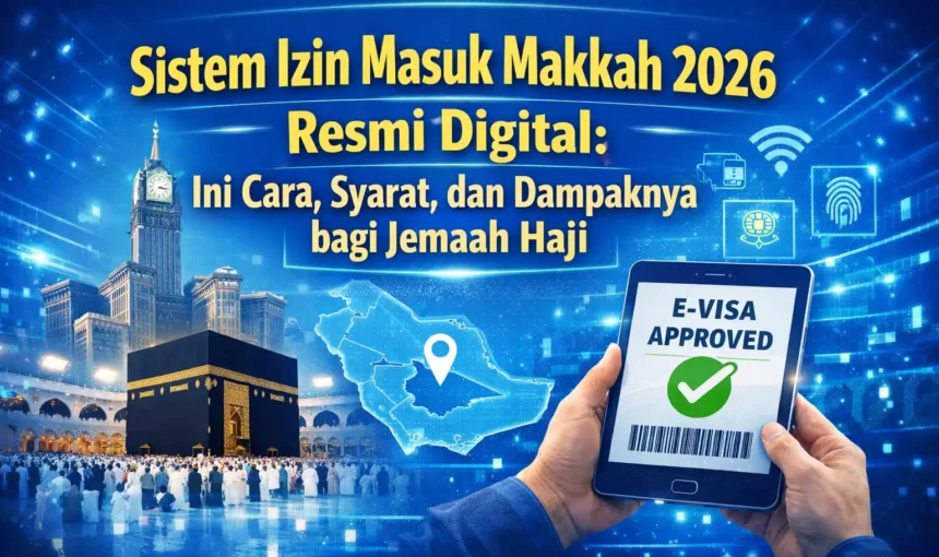 Sistem Izin Masuk Makkah 2026 Resmi Digital: Ini Cara, Syarat, dan Dampaknya bagi Jemaah Haji