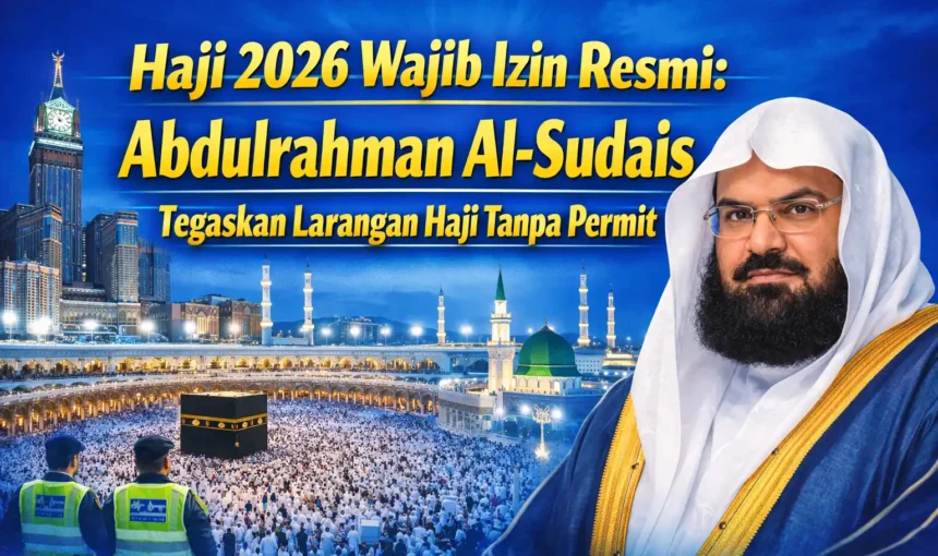 Haji 2026 Wajib Izin Resmi: Abdulrahman Al-Sudais Tegaskan Larangan Haji Tanpa Permit
