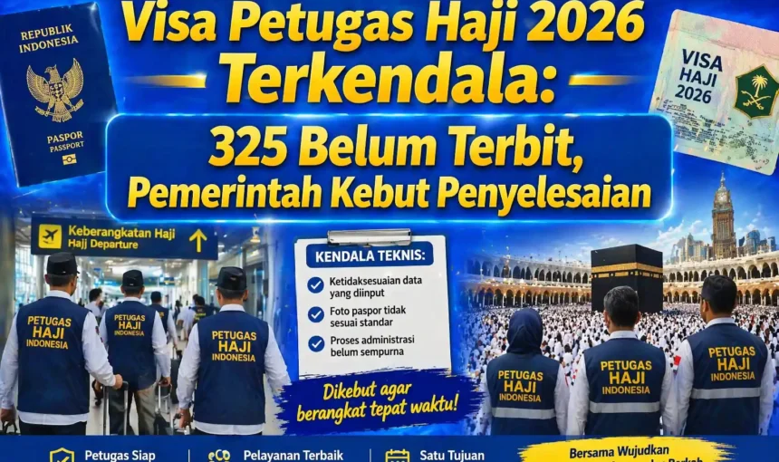 Visa Petugas Haji 2026 Terkendala: 325 Belum Terbit, Pemerintah Kebut Penyelesaian