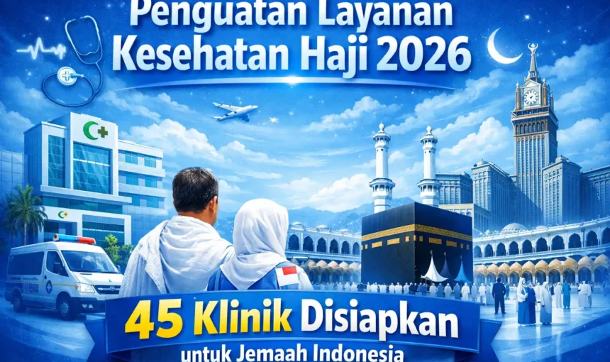 Penguatan Layanan Kesehatan Haji 2026: 45 Klinik Disiapkan untuk Jemaah Indonesia