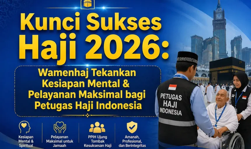 Kunci Sukses Haji 2026: Wamenhaj Tekankan Kesiapan Mental & Pelayanan Maksimal bagi Petugas Haji Indonesia