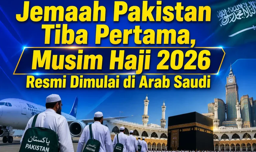 Jemaah Pakistan Tiba Pertama, Musim Haji 2026 Resmi Dimulai di Arab Saudi