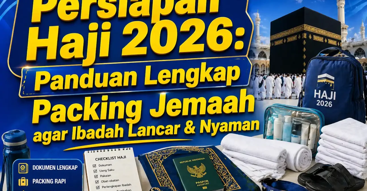 Persiapan Haji 2026: Panduan Lengkap Packing Jemaah agar Ibadah Lancar & Nyaman