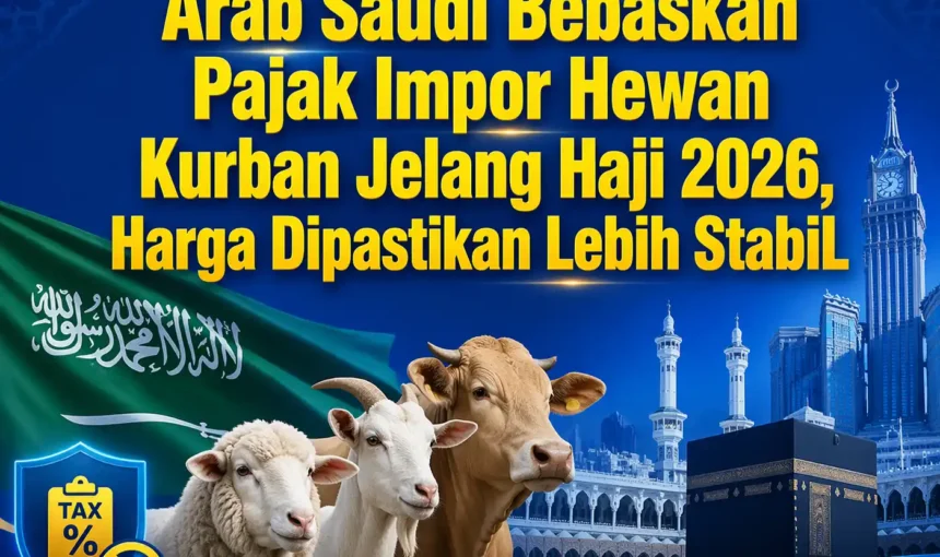 Arab Saudi Bebaskan Pajak Impor Hewan Kurban Jelang Haji 2026, Harga Dipastikan Lebih Stabil