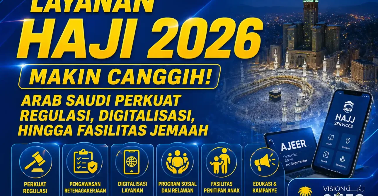 Layanan Haji 2026 Makin Canggih! Arab Saudi Perkuat Regulasi, Digitalisasi, hingga Fasilitas Jemaah