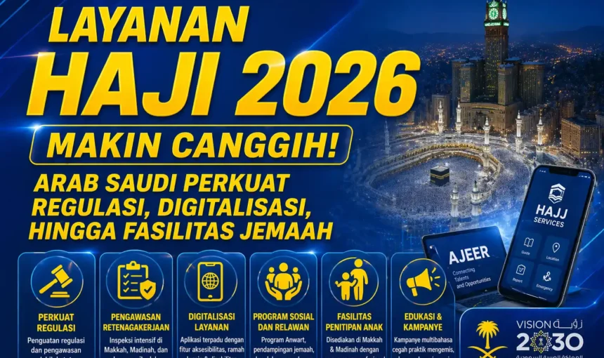 Layanan Haji 2026 Makin Canggih! Arab Saudi Perkuat Regulasi, Digitalisasi, hingga Fasilitas Jemaah