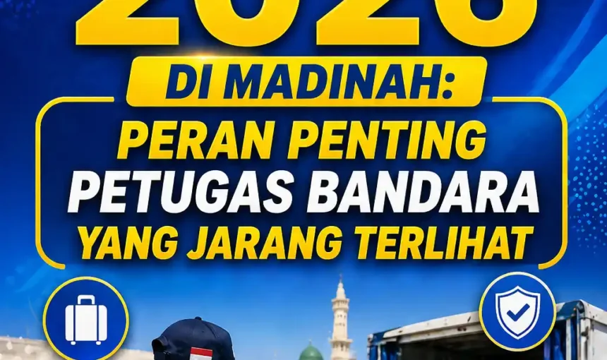 Pengawasan Bagasi Haji 2026 di Madinah: Peran Penting Petugas Bandara yang Jarang Terlihat