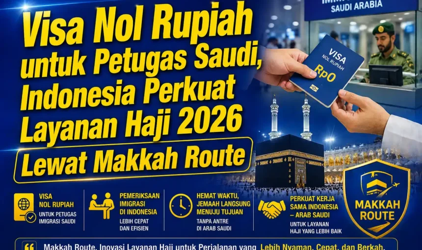 Visa Nol Rupiah untuk Petugas Saudi, Indonesia Perkuat Layanan Haji 2026 Lewat Makkah Route