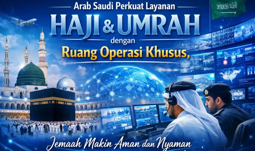 Arab Saudi Perkuat Layanan Haji & Umrah dengan Ruang Operasi Khusus, Jemaah Makin Aman dan Nyaman