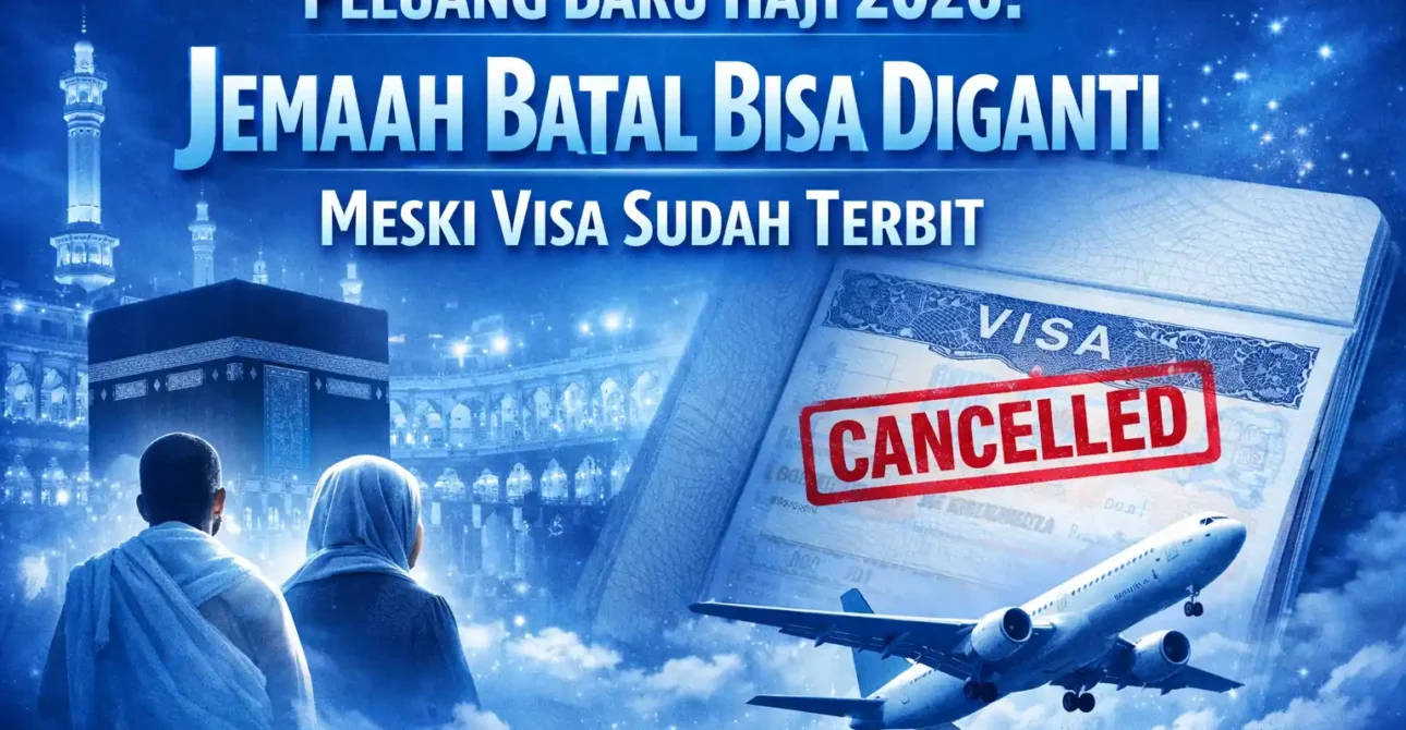 Peluang Baru Haji 2026: Jemaah Batal Bisa Diganti Meski Visa Sudah Terbit