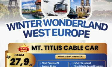 FLASH SALE!! WINTER WONDER LAND WEST EUROPE JANUARI2027
