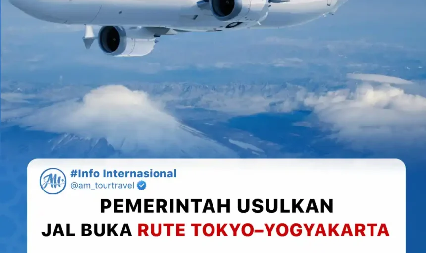 Pemerintah Usulkan Rute Tokyo–Yogyakarta, Peluang Baru Pariwisata Internasional