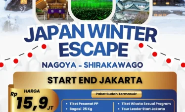 FLASH SALE!! JAPAN WINTER ESCAPE (NAGOYA SHIRAKAWAGO) JANUARI 2027